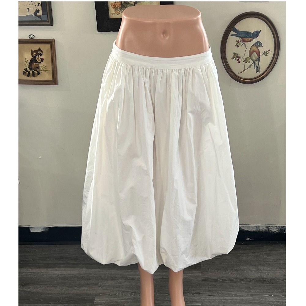 Kimchi Blue White Bubble Midi Skirt Size S